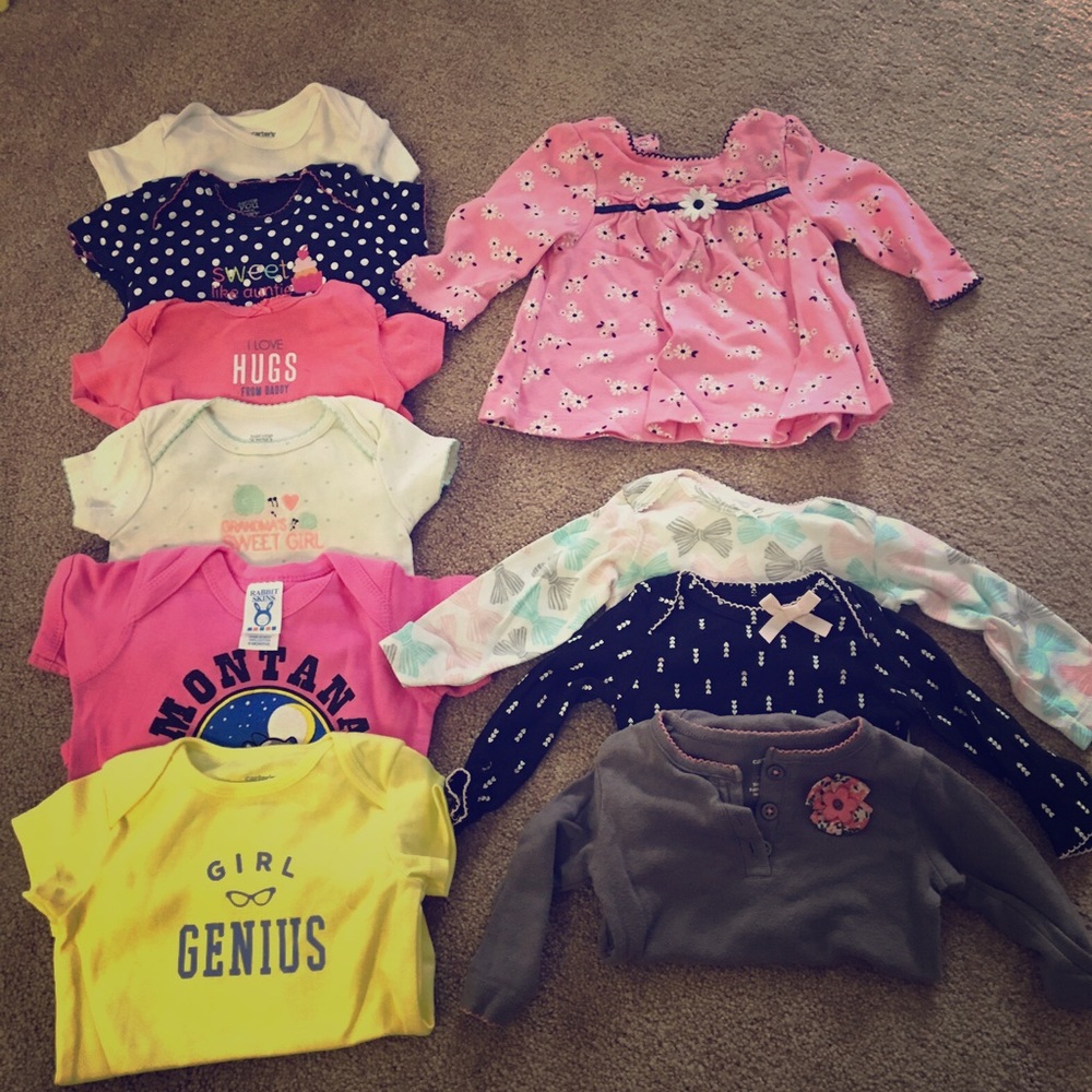 Onesies (short& long sleeve) and top